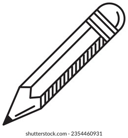 school pencil design over white