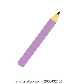 school pencil fill icon illustration