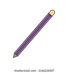 school pencil icon vector illustration