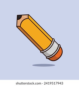School pencil Icon Vector Pencil Illustration