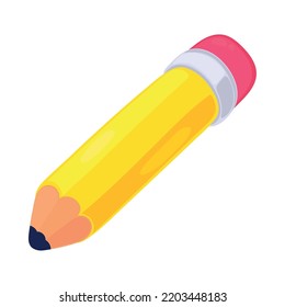 school pencil supply icon isolated