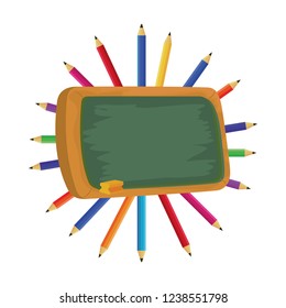 school pencils cartoon