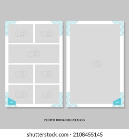 school photobook or graduation album in A4 format