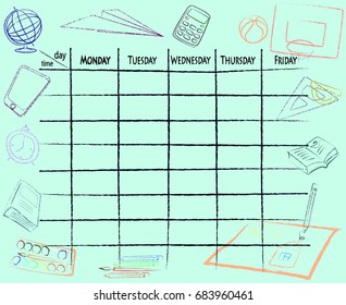 Timetable Background Hd Stock Images Shutterstock