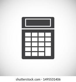 School related on background for graphic and web design. Simple illustration. Internet concept symbol for website button or mobile app.