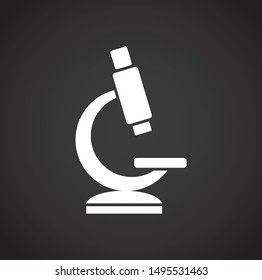 School related on background for graphic and web design. Simple illustration. Internet concept symbol for website button or mobile app.