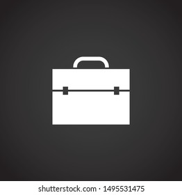 School related on background for graphic and web design. Simple illustration. Internet concept symbol for website button or mobile app.
