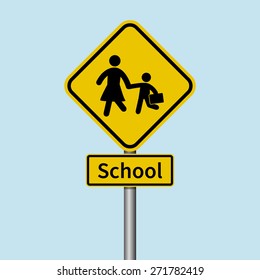 School Road Sign