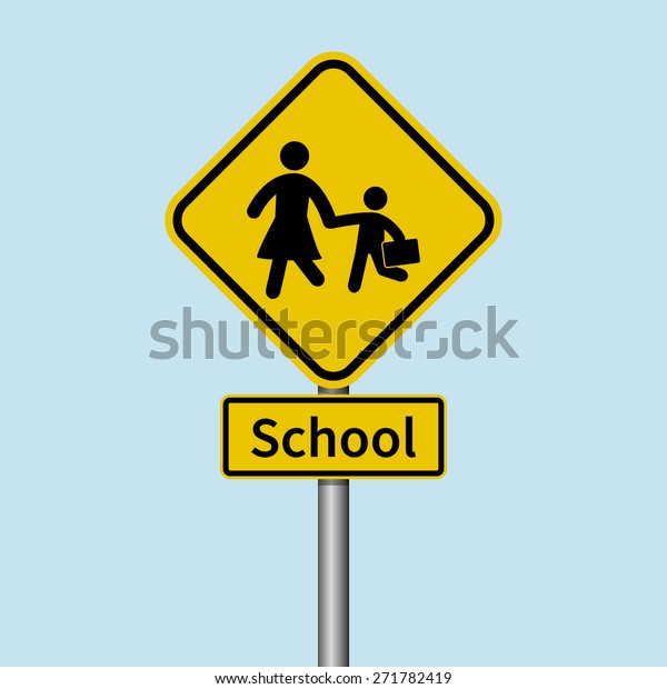 School Road\
Sign