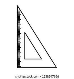 school ruler cartoon
