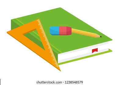 school ruler cartoon