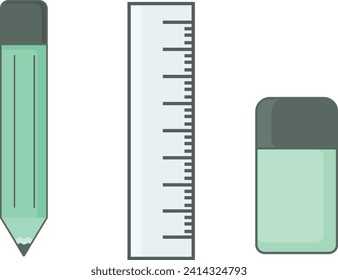 school, ruler, rubber, pencil, whiteboard, table, chair, teacher