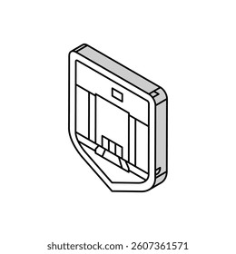 school safety primary school isometric icon vector. school safety primary school sign. isolated symbol illustration