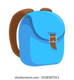 School satchel vector illustration. Simple school satchel icon emoji design.