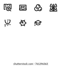 School & Science Icon Set