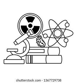 school science radiation atom books