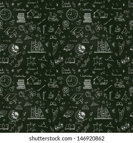 School Seamless Pattern