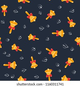 School seamless vector pattern with *** on white background.