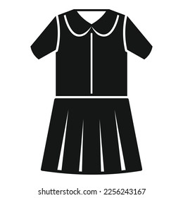 School shirt icon simple vector. Student suit. Pupil clothes