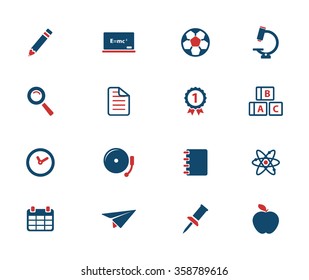 School simply icons for web