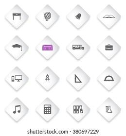 School simply symbol for web icons and user interface