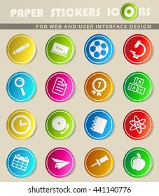 School simply symbol for web icons and user interface