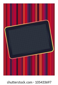 School slate on a colorful background