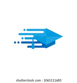 School Speed Logo Icon Design
