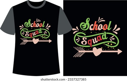 T-SHIRT-DESIGN, ZURÜCK IN SCHULDESIGN
