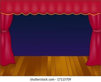 School Stage - Vector