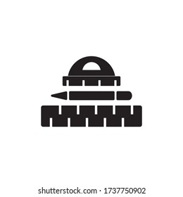 icono de diseño de escuela, vector de icono educativo