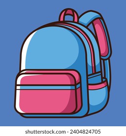 School Stationery Kit Vector Arts. Back to School stationery items for students simple icon design. Fun learning items for school in junior, elementary, and high school