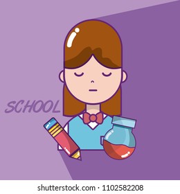 School student girl