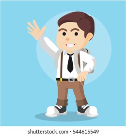 school student illustration design
