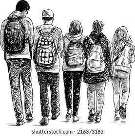 Friend Sketch Hd Stock Images Shutterstock