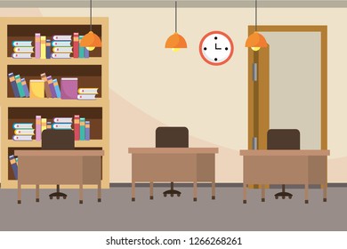 school study classroom cartoon