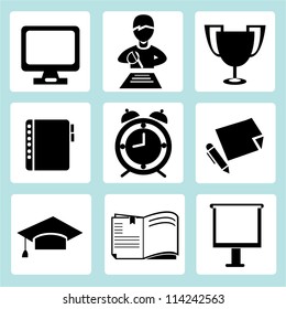 School, Study, Education Icon Set