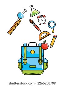 school study element cartoon
