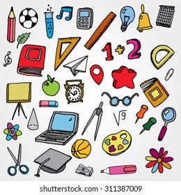 Iconos para estudiantes coloridos
