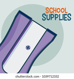 School supplies cartoons