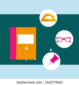 school supplies  concept