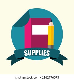 school supplies  concept