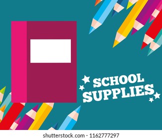 school supplies  concept