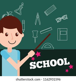 school supplies  concept