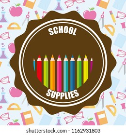 school supplies  concept