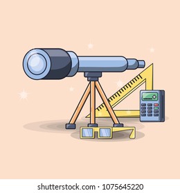 school supplies design