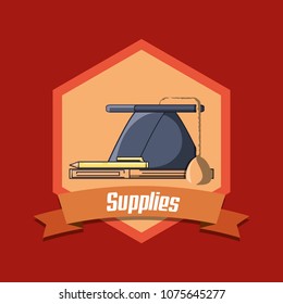 school supplies design