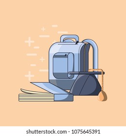 school supplies design
