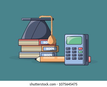 school supplies design