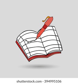school supplies design 